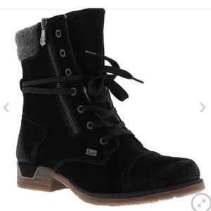 Black Boots - Wool Lined, NWT, Size 39